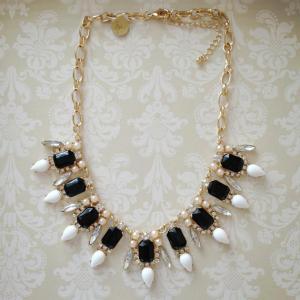 The Tristan Necklace In Black And White