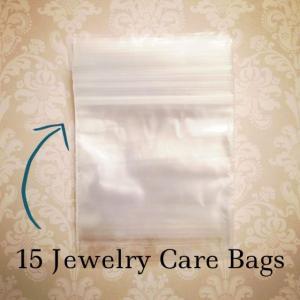 15 Jewelry Care Bags (4x6 Inches)