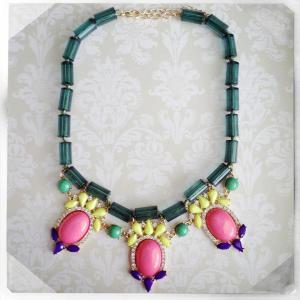Southern Party Necklace In Green