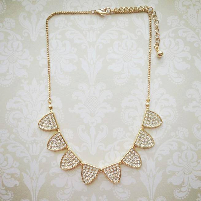 The Olivia Pave' Necklace